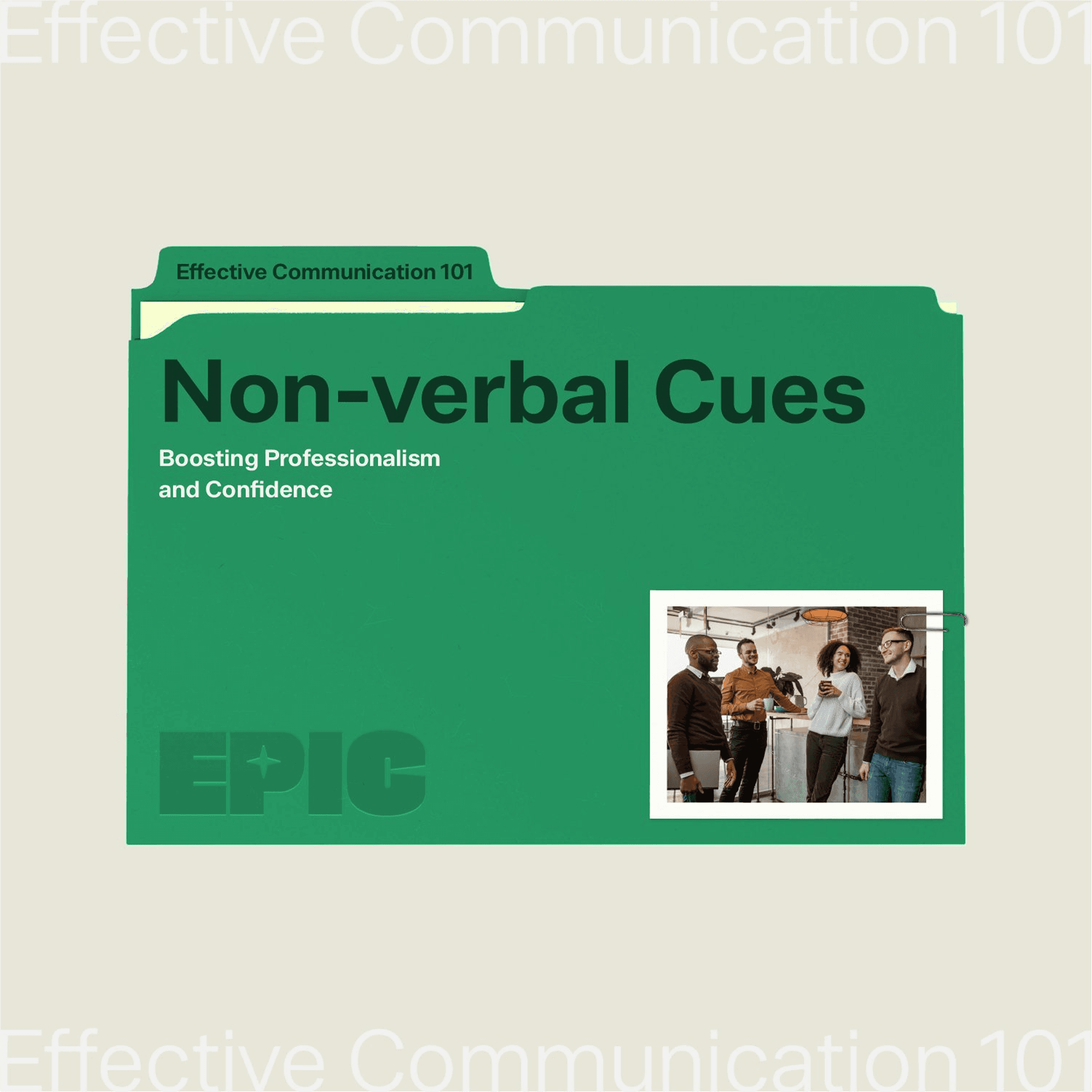 Epic School graphic about non-verbal cues