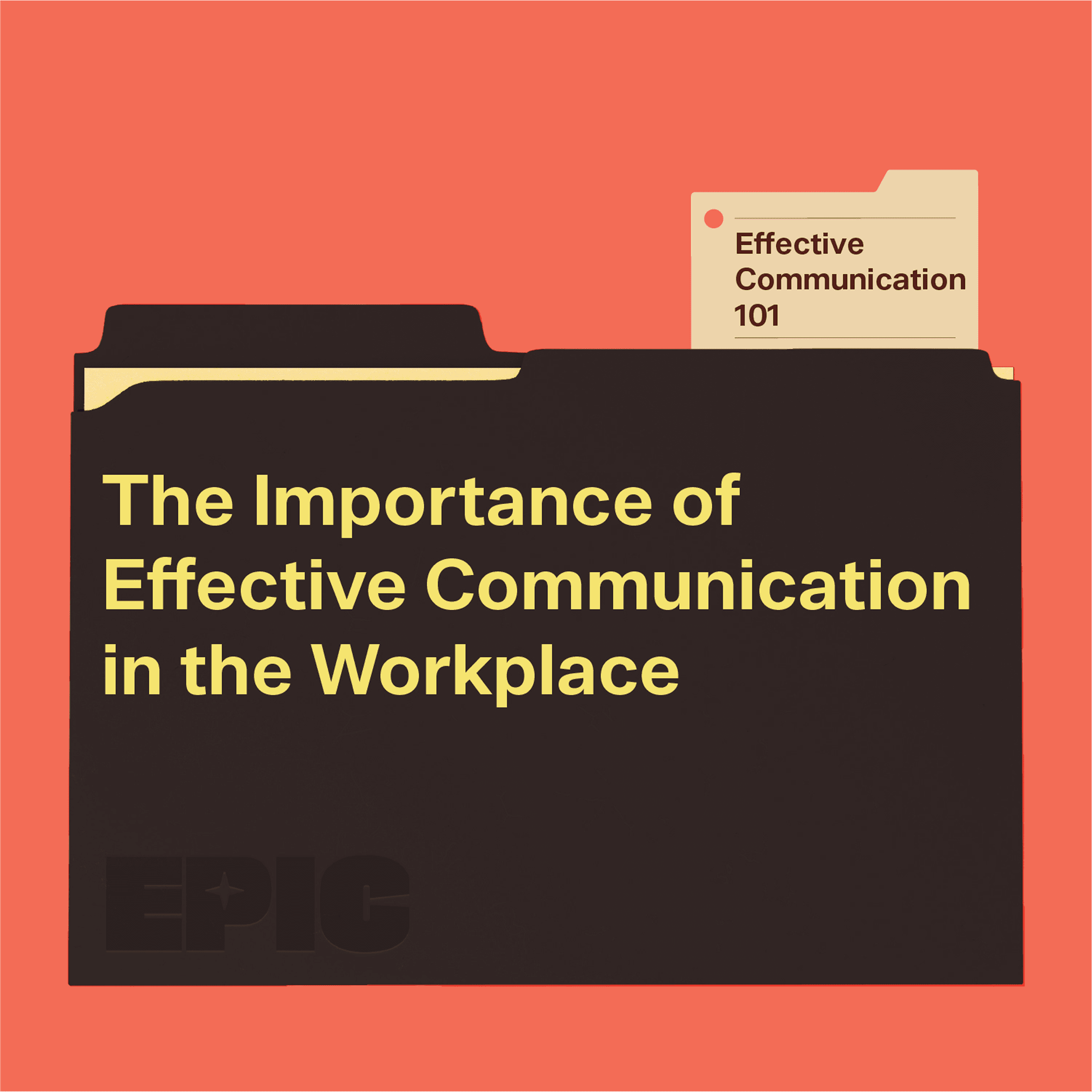 Epic School graphic about effective workplace communication
